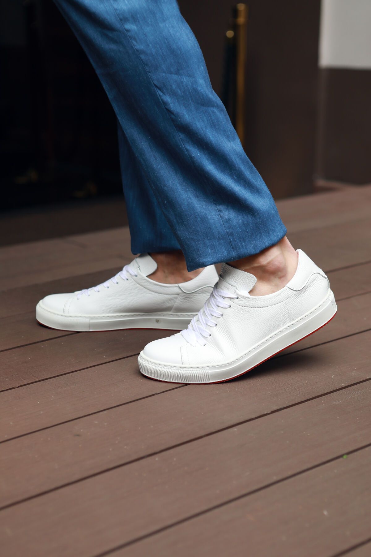 Andrea Ventura Leather Sneakers | IL RICCO