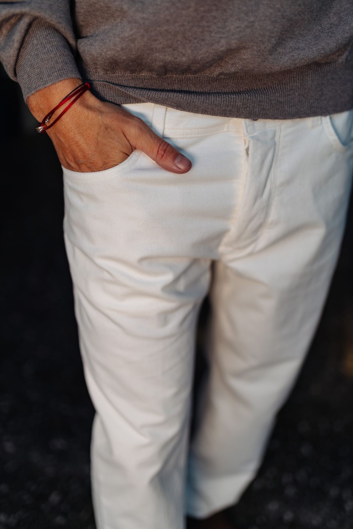 Microcorduroy pants Barba Napoli