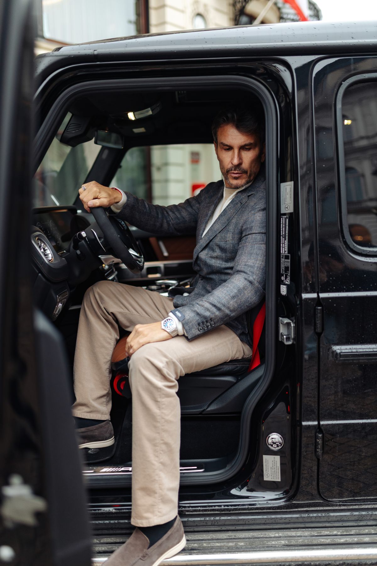 Мікровельветові штани Barba Napoli